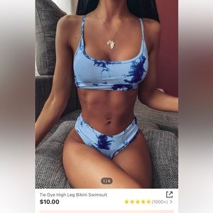 SHEIN blue bikini never worn